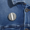 Silbury Hill Crop Circle Pin Button 3 - Shapes of Wisdom
