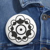 Clanfield Crop Circle Pin Button - Shapes of Wisdom