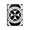 Vimy Crop Circle Spiral Notebook - Ruled Line - Shapes of Wisdom