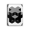 Cley Hill Crop Circle Spiral Notebook - Ruled Line - Shapes of Wisdom