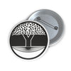 Alton Barnes Crop Circle Pin Button 3 - Shapes of Wisdom