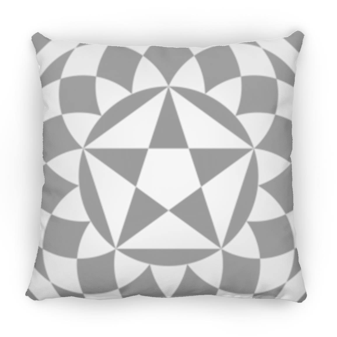 Crop Circle Pillow - Cheesefoot Head - Shapes of Wisdom
