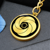 Crop Circle Pendant with Keychain - Windmill Hill 9 - Shapes of Wisdom