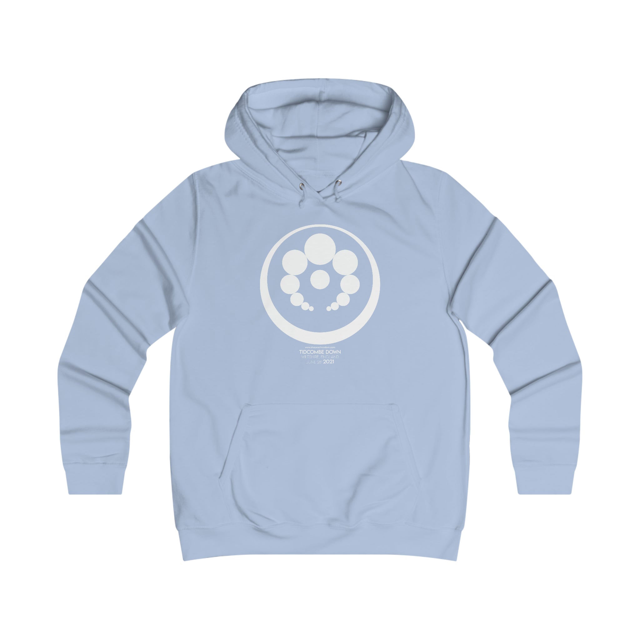 Crop Circle Girl College Hoodie - Tidcombe Down