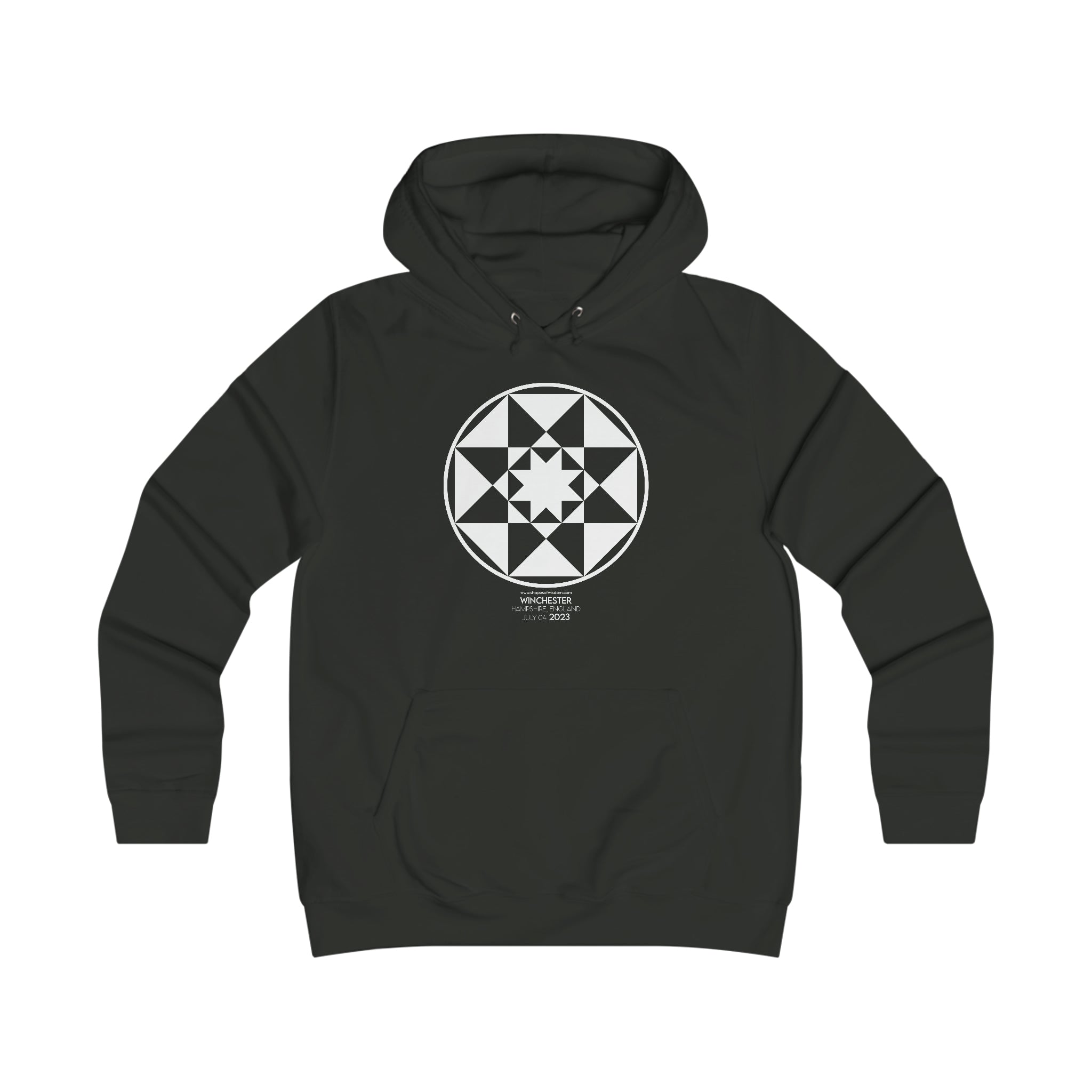 Crop Circle Girl College Hoodie - Winchester 5