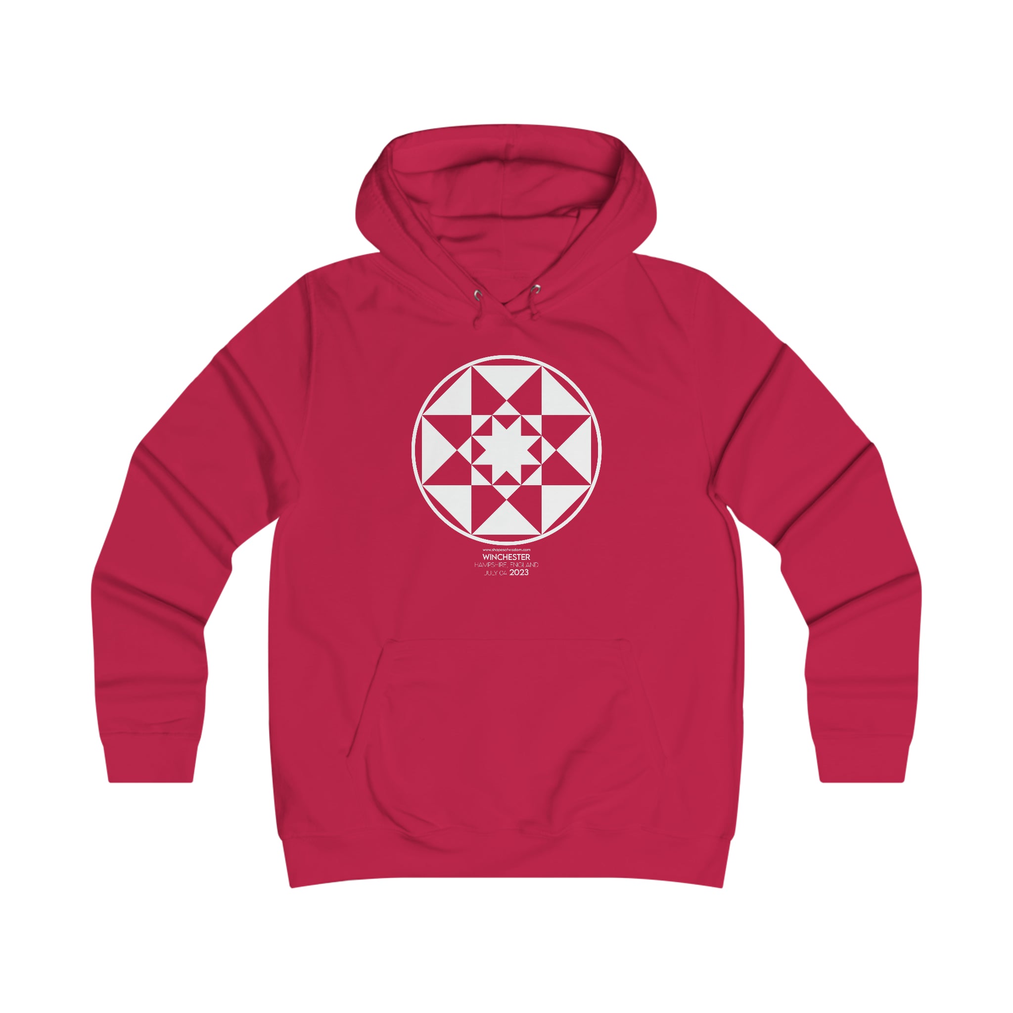 Crop Circle Girl College Hoodie - Winchester 5