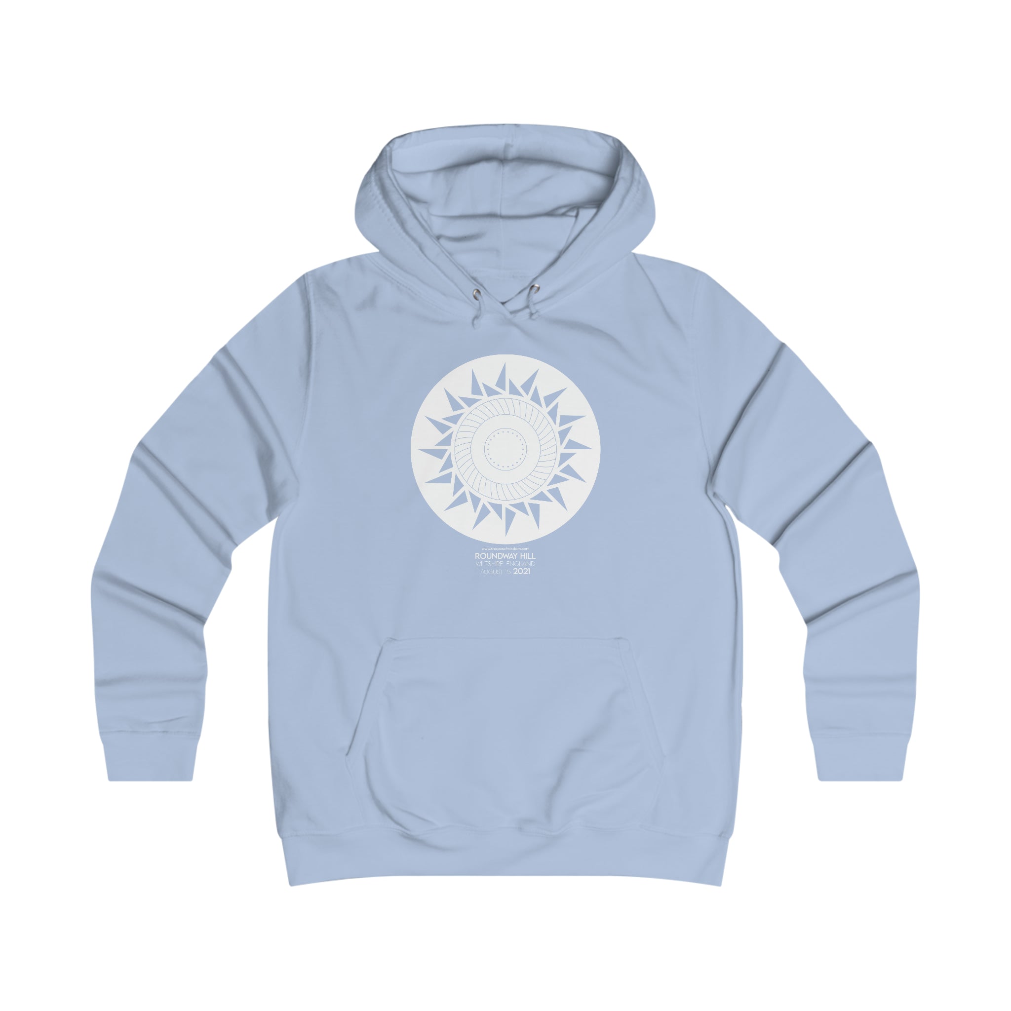 Crop Circle Girl College Hoodie - Roundway Hill 7