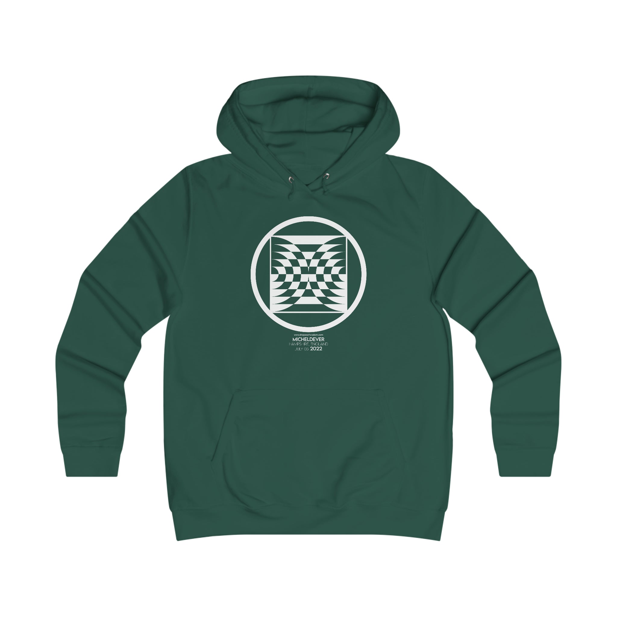 Crop Circle Girl College Hoodie - Micheldever 4