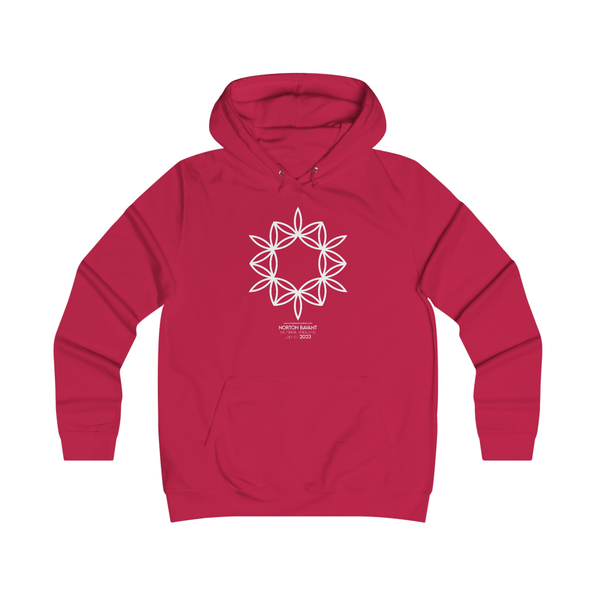 Crop Circle Girl College Hoodie - Norton Bavant