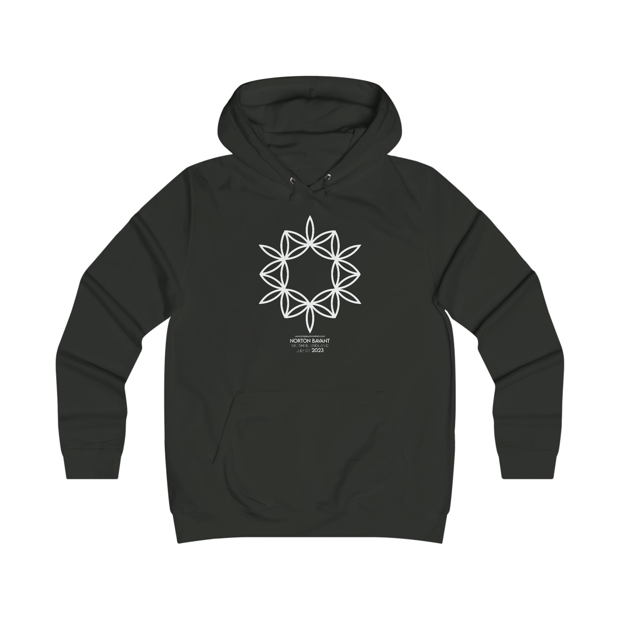 Crop Circle Girl College Hoodie - Norton Bavant