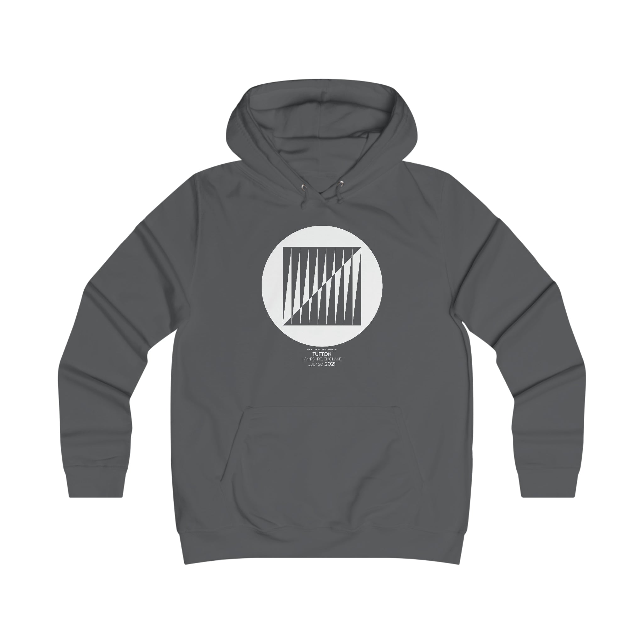 Crop Circle Girl College Hoodie - Tufton 2