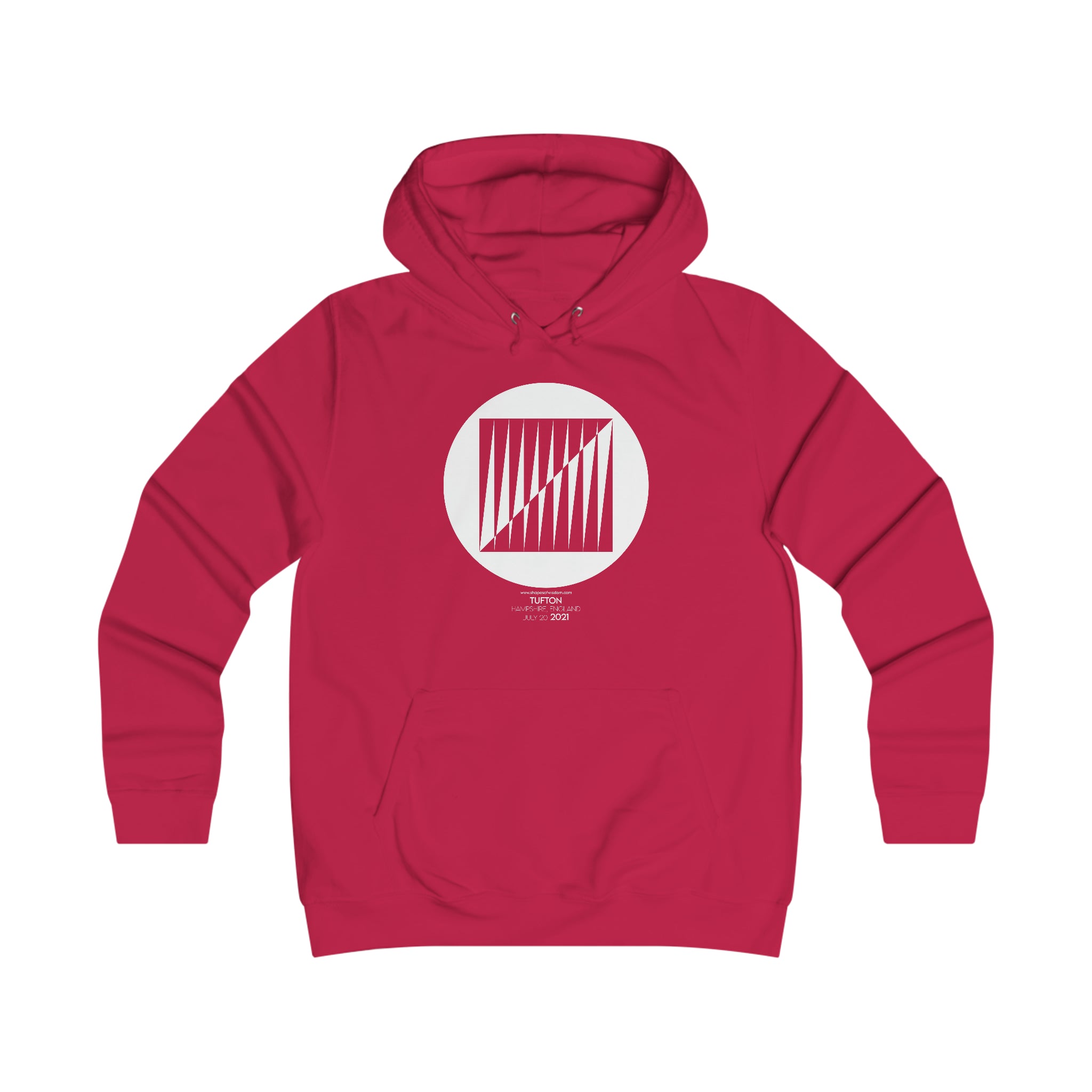 Crop Circle Girl College Hoodie - Tufton 2