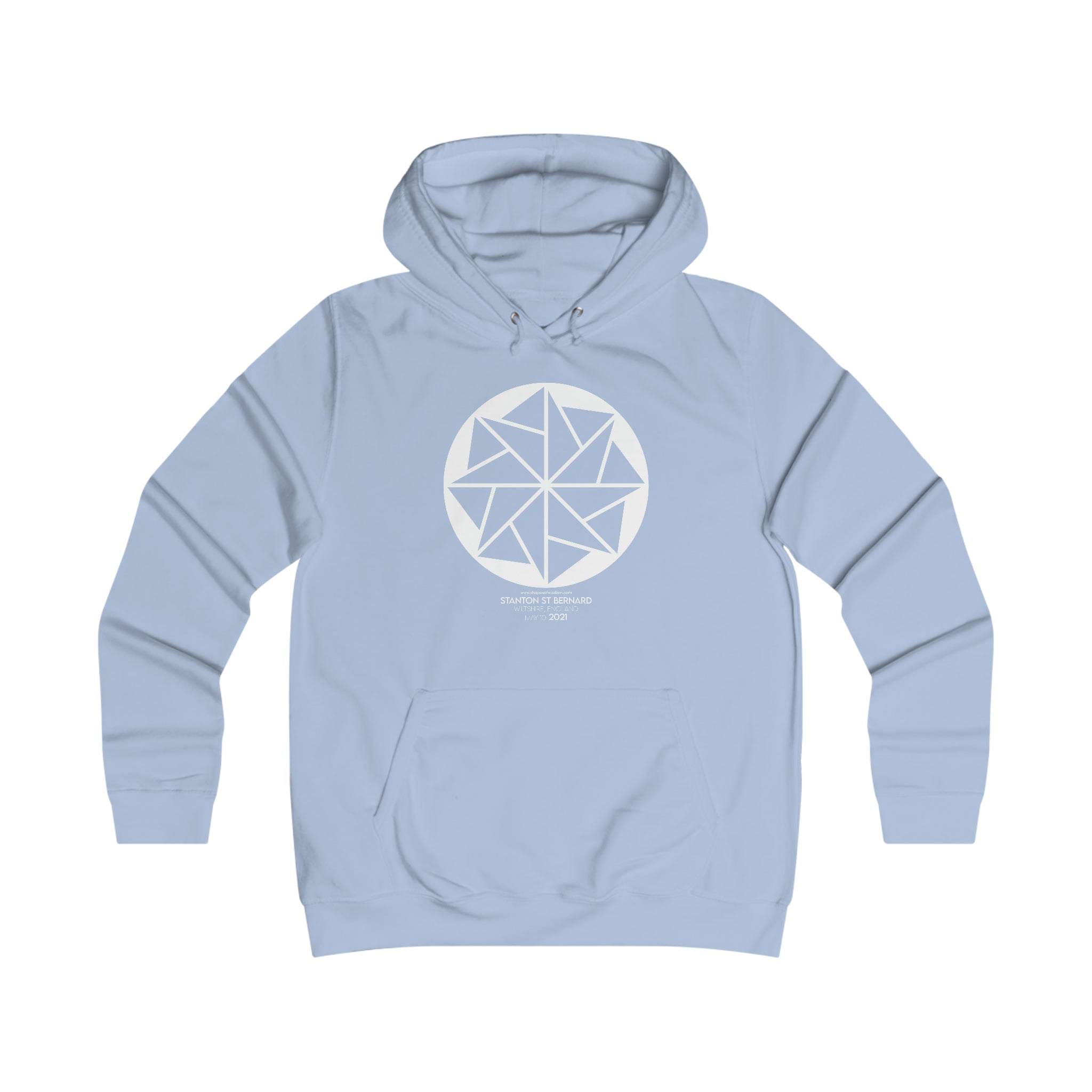 Crop Circle Girl College Hoodie - Stanton St Bernard 8