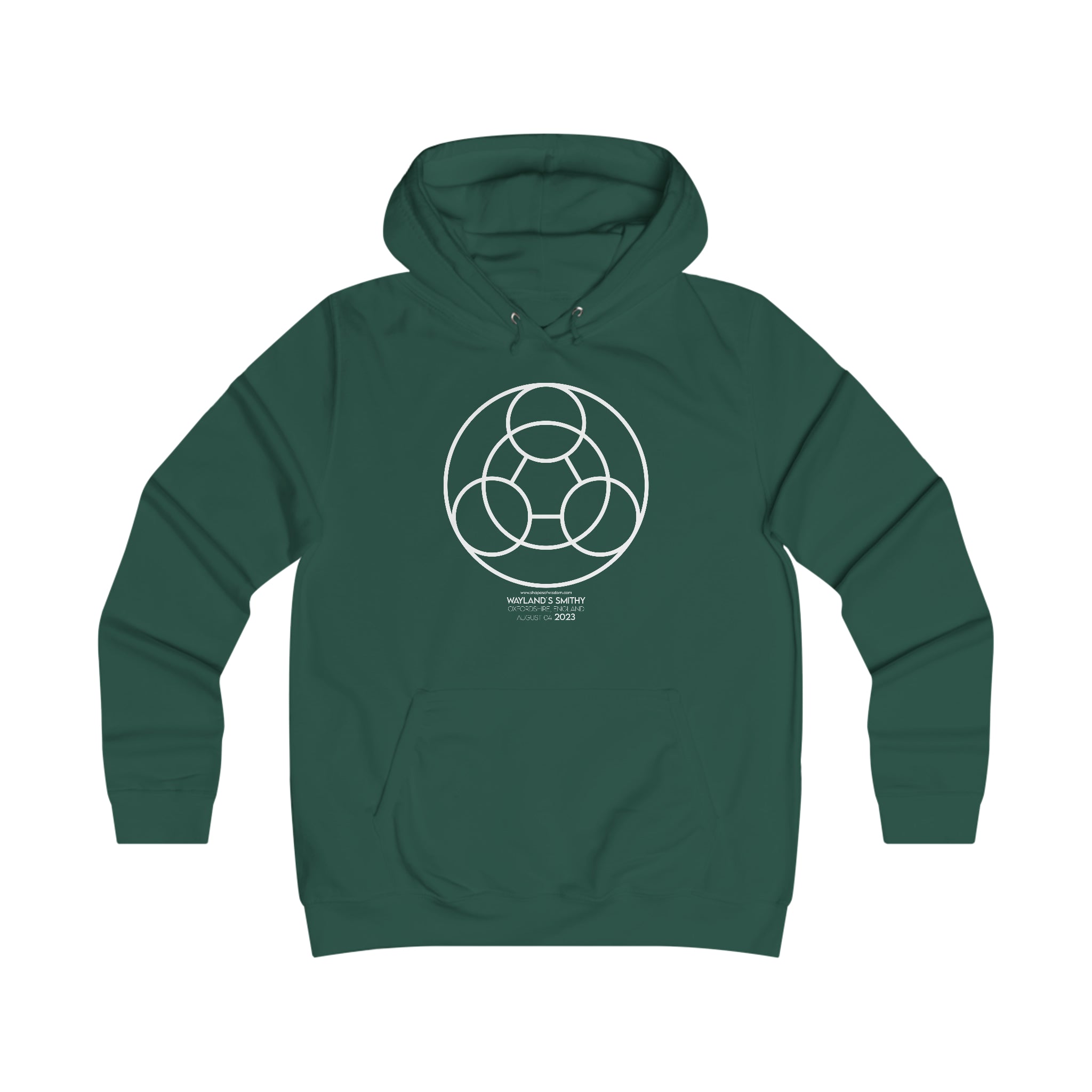 Crop Circle Girl College Hoodie - Wayland´s Smithy 6