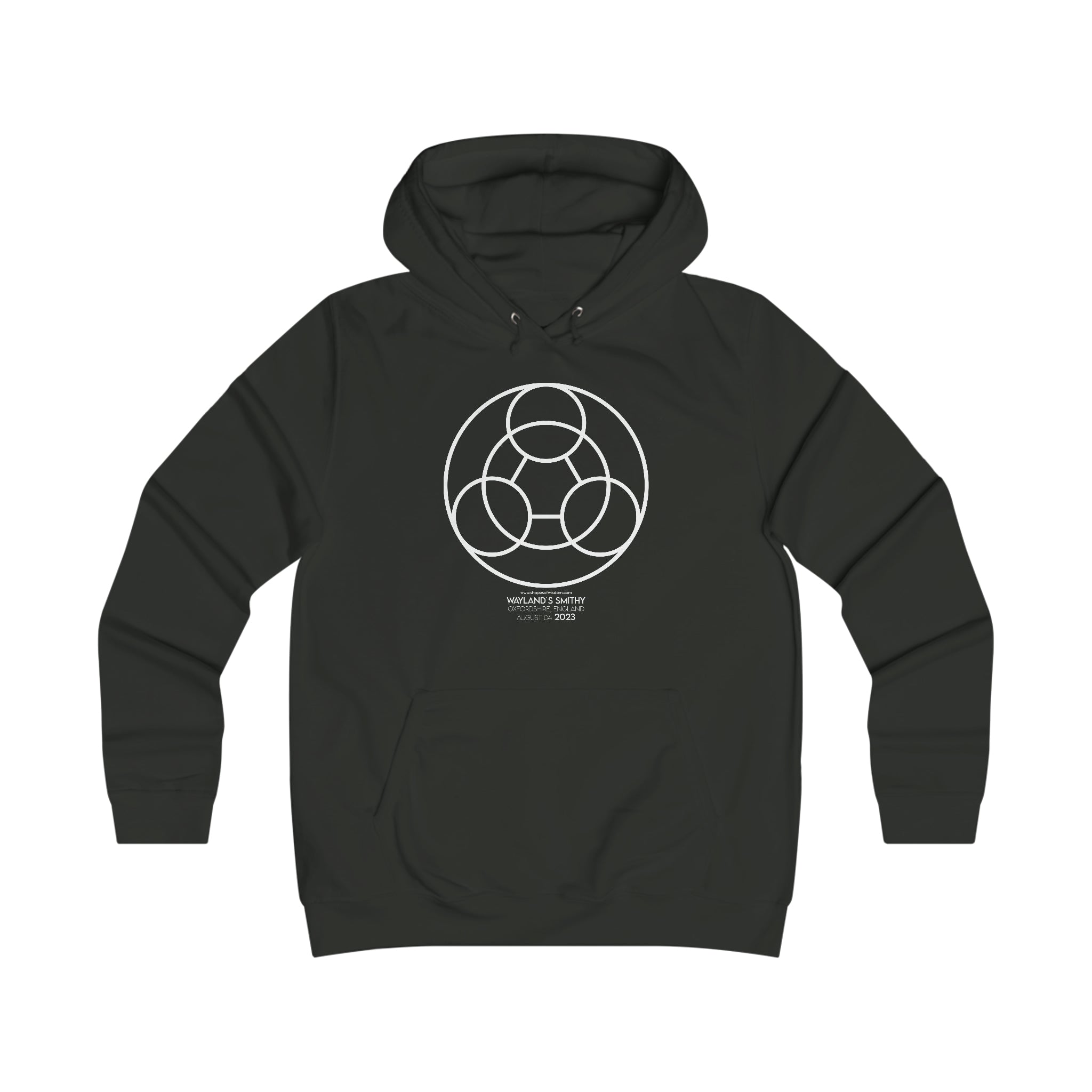 Crop Circle Girl College Hoodie - Wayland´s Smithy 6