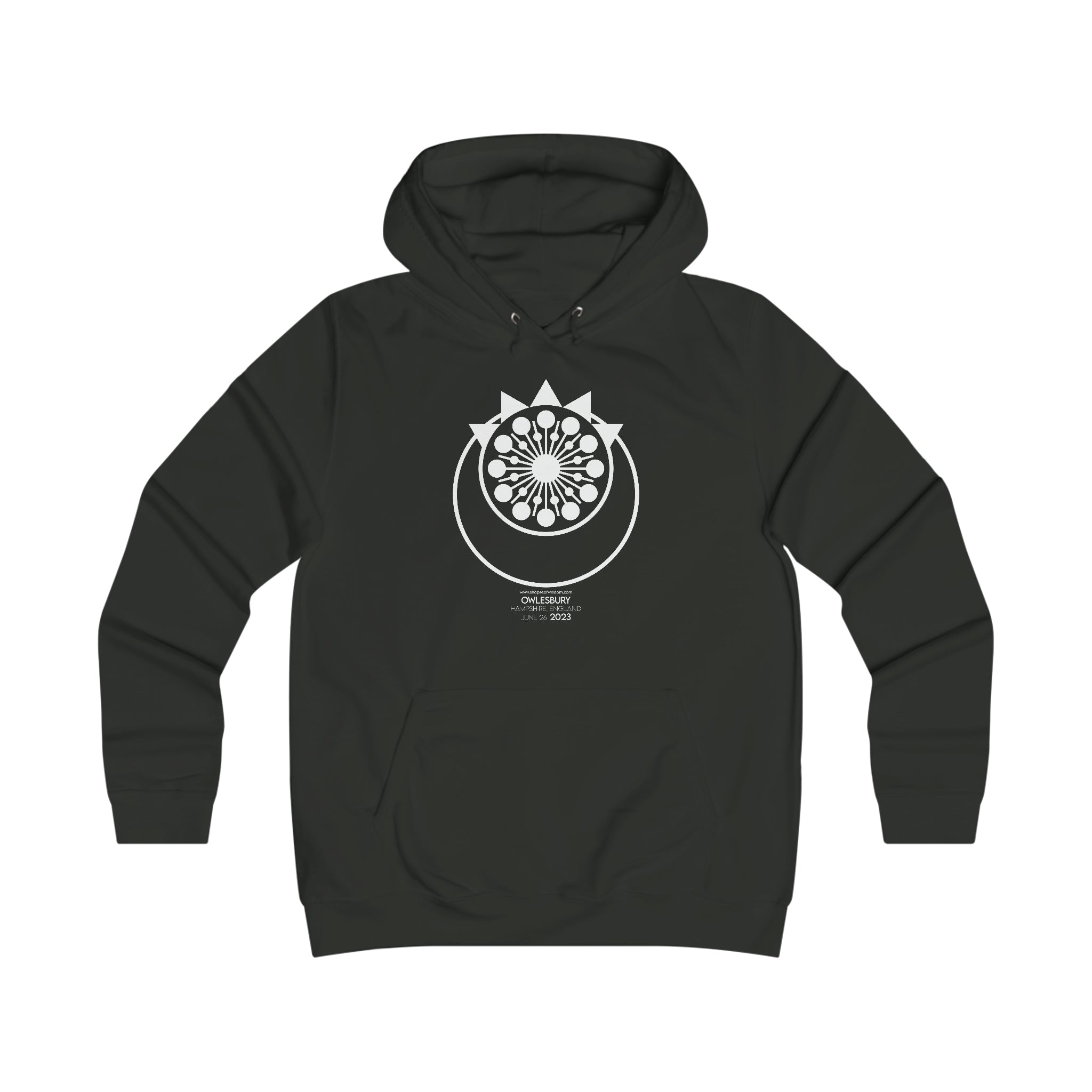 Crop Circle Girl College Hoodie - Owlesbury 2