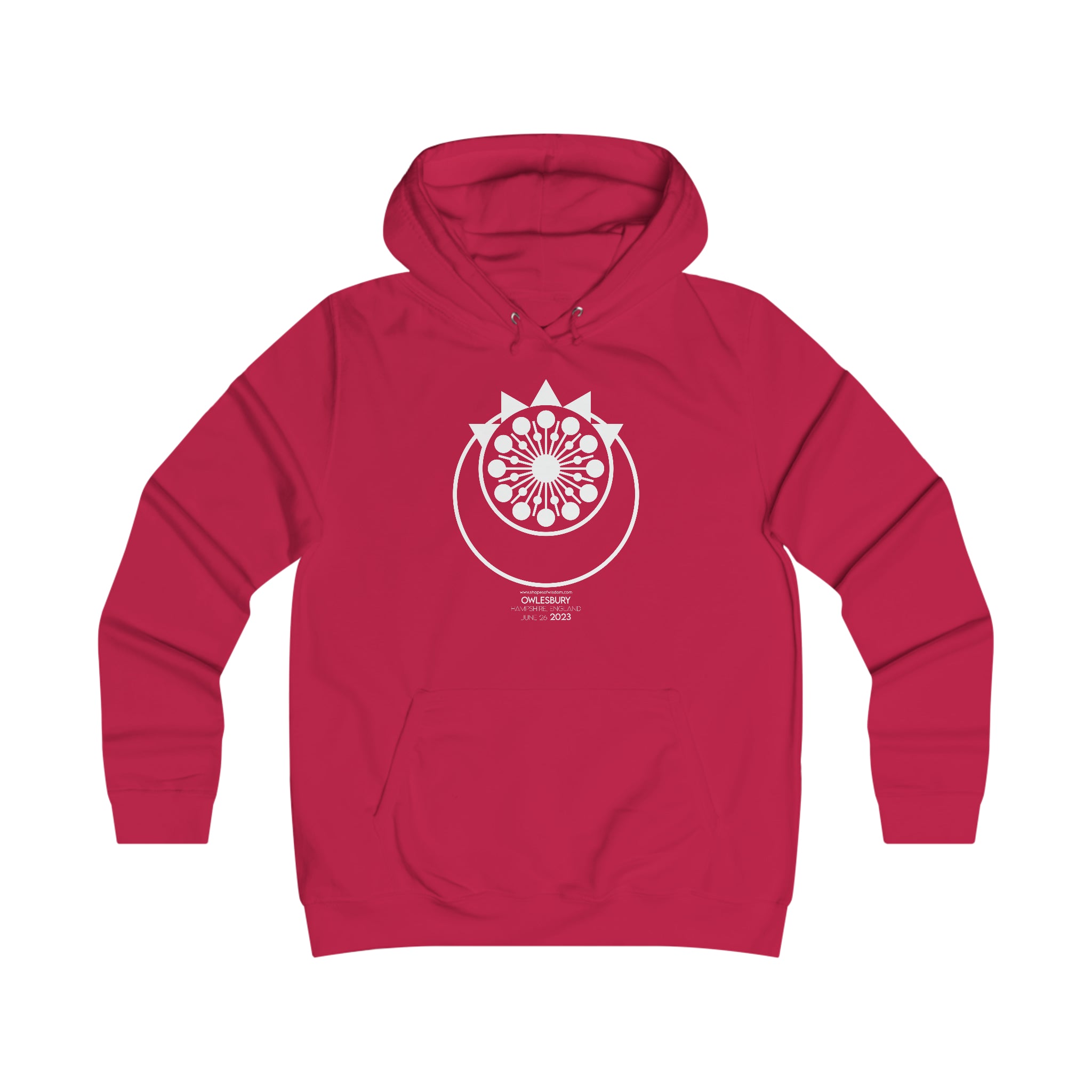 Crop Circle Girl College Hoodie - Owlesbury 2