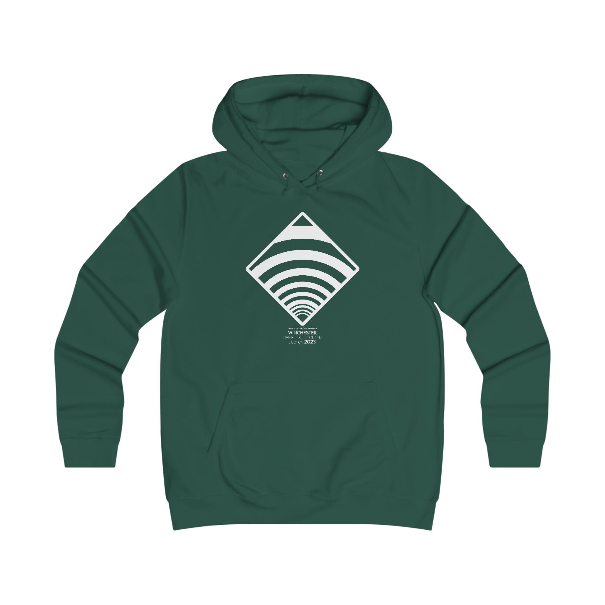 Crop Circle Girl College Hoodie - Winchester 4