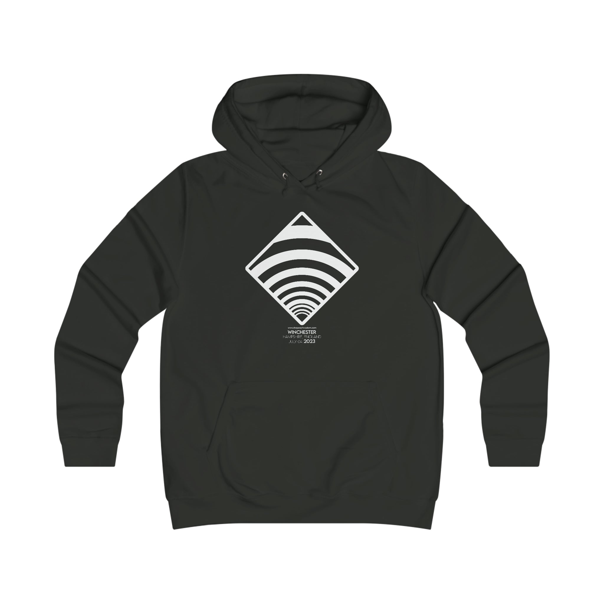 Crop Circle Girl College Hoodie - Winchester 4