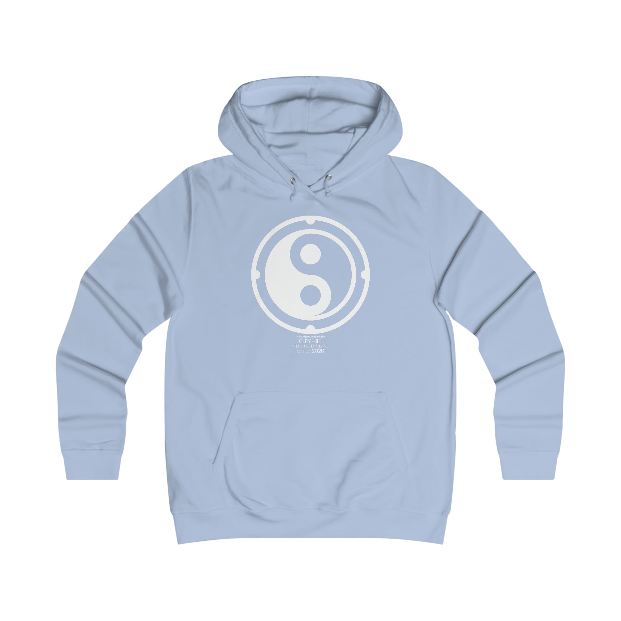 Crop Circle Girl College Hoodie - Cley Hill 4
