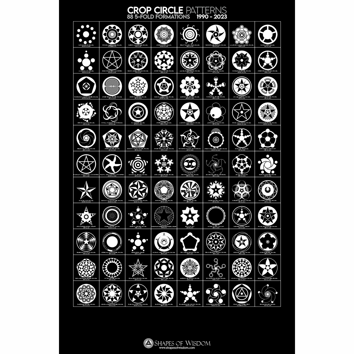 5-Fold Geometry downloadable high res. file – Shapes of Wisdom
