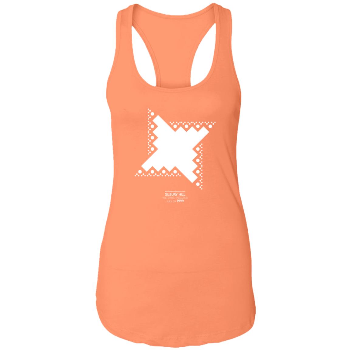 Crop Circle Racerback Tank - Silbury Hill 8