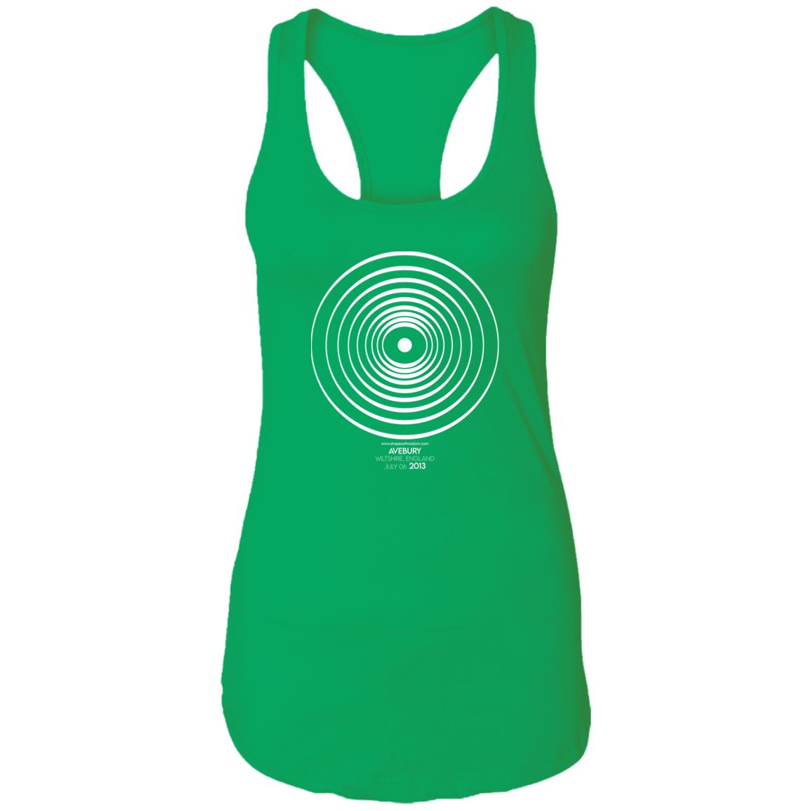 Crop Circle Racerback Tank - Avebury 2