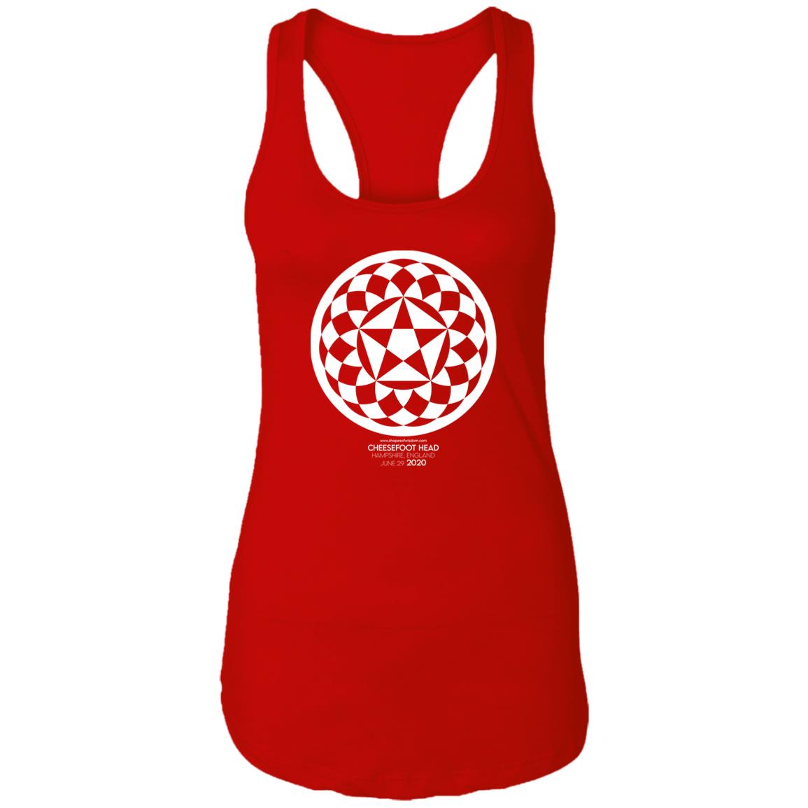 Crop Circle Racerback Tank - Cheesefoot Head