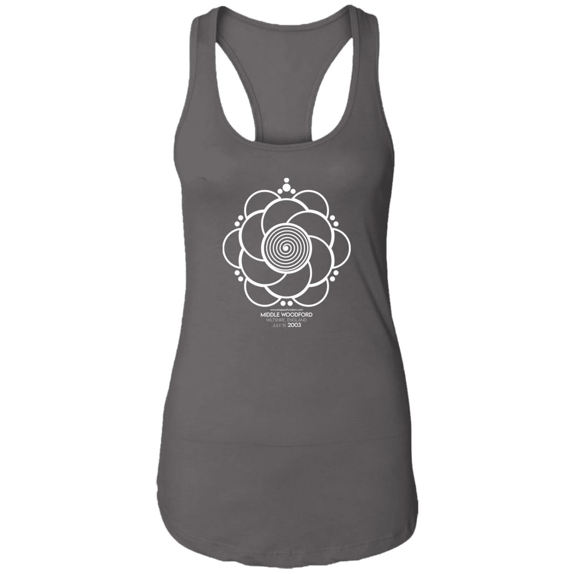 Crop Circle Racerback Tank - Middle Woodford