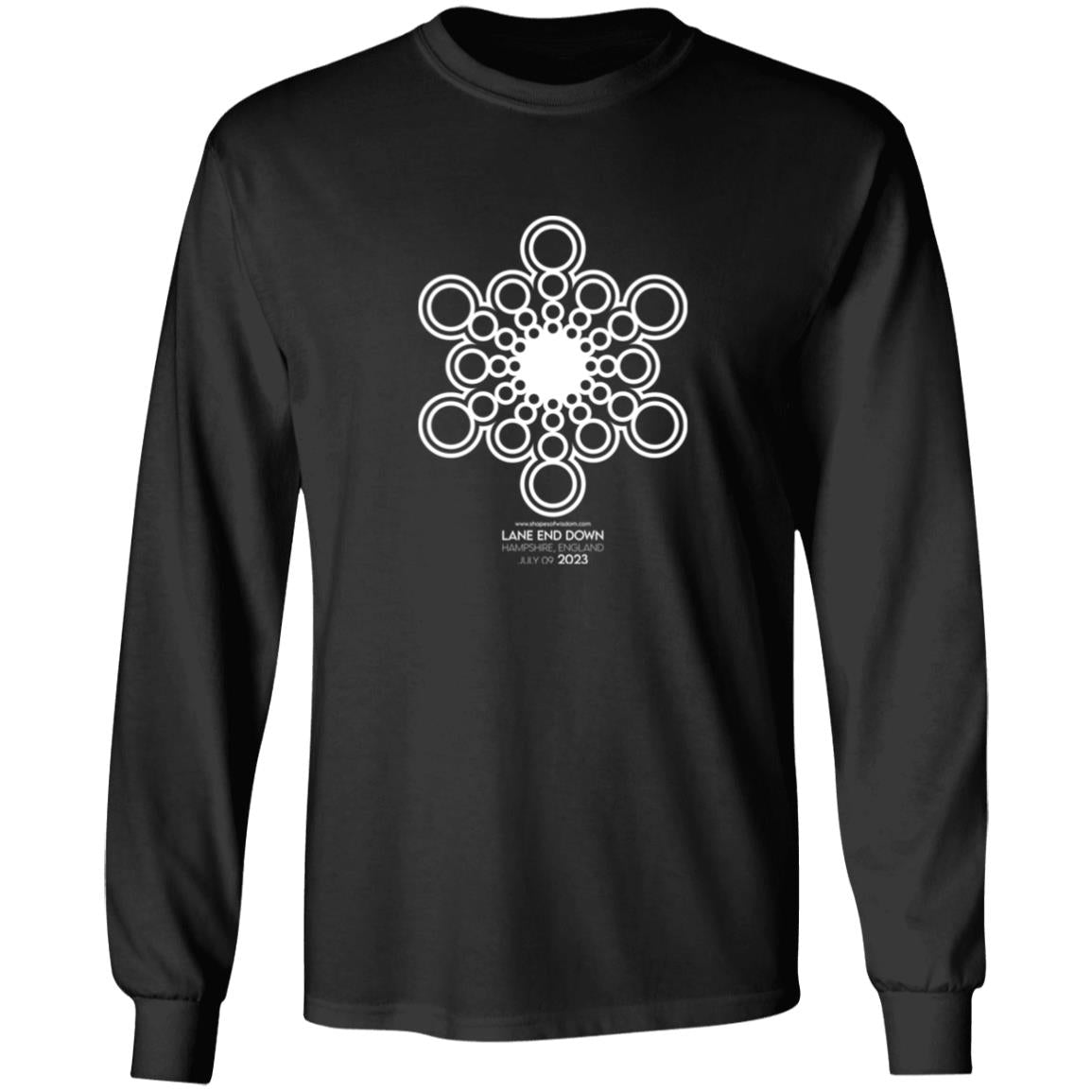 Crop Circle Long Sleeve Tee - Lane end Down 3