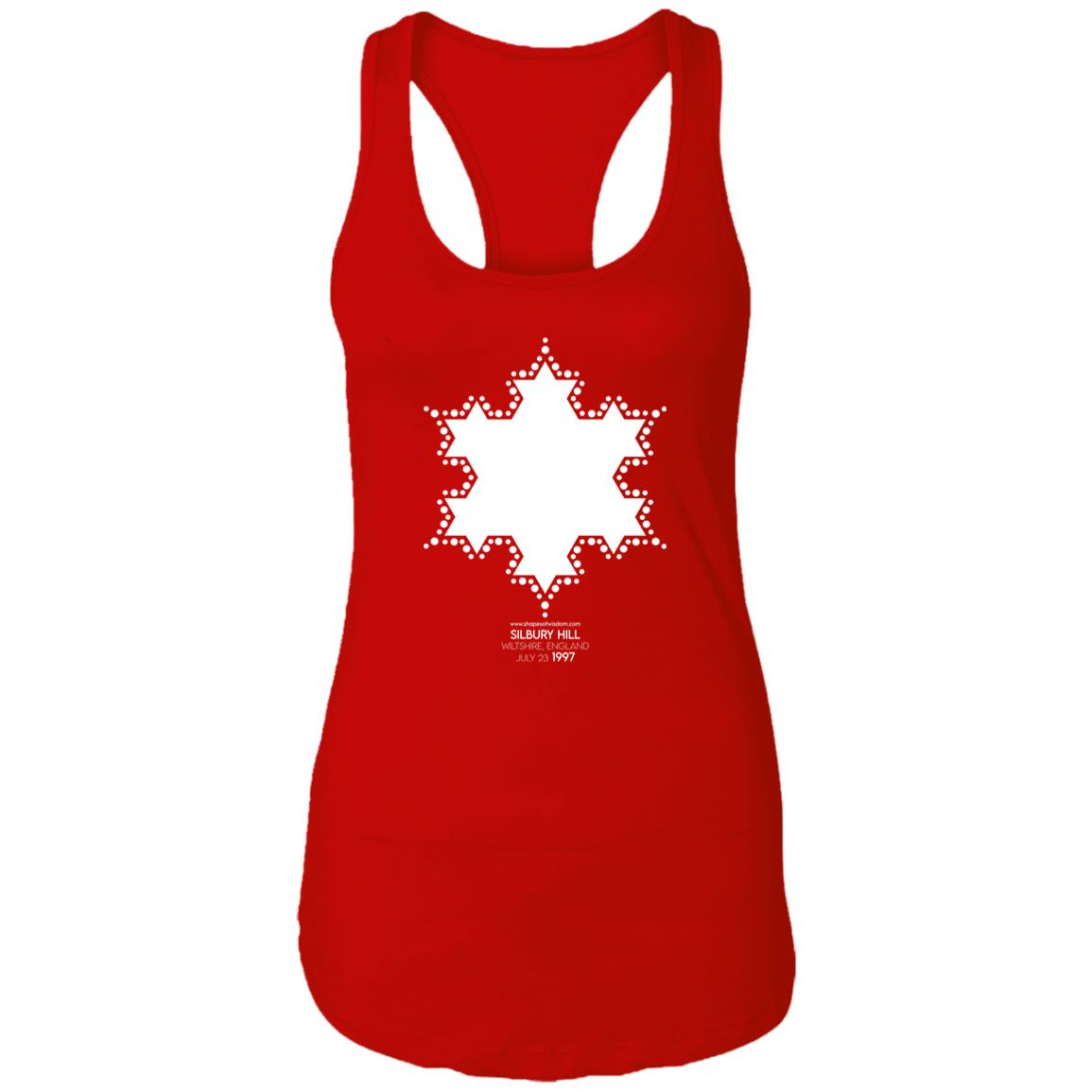 Crop Circle Racerback Tank - Silbury Hill 6