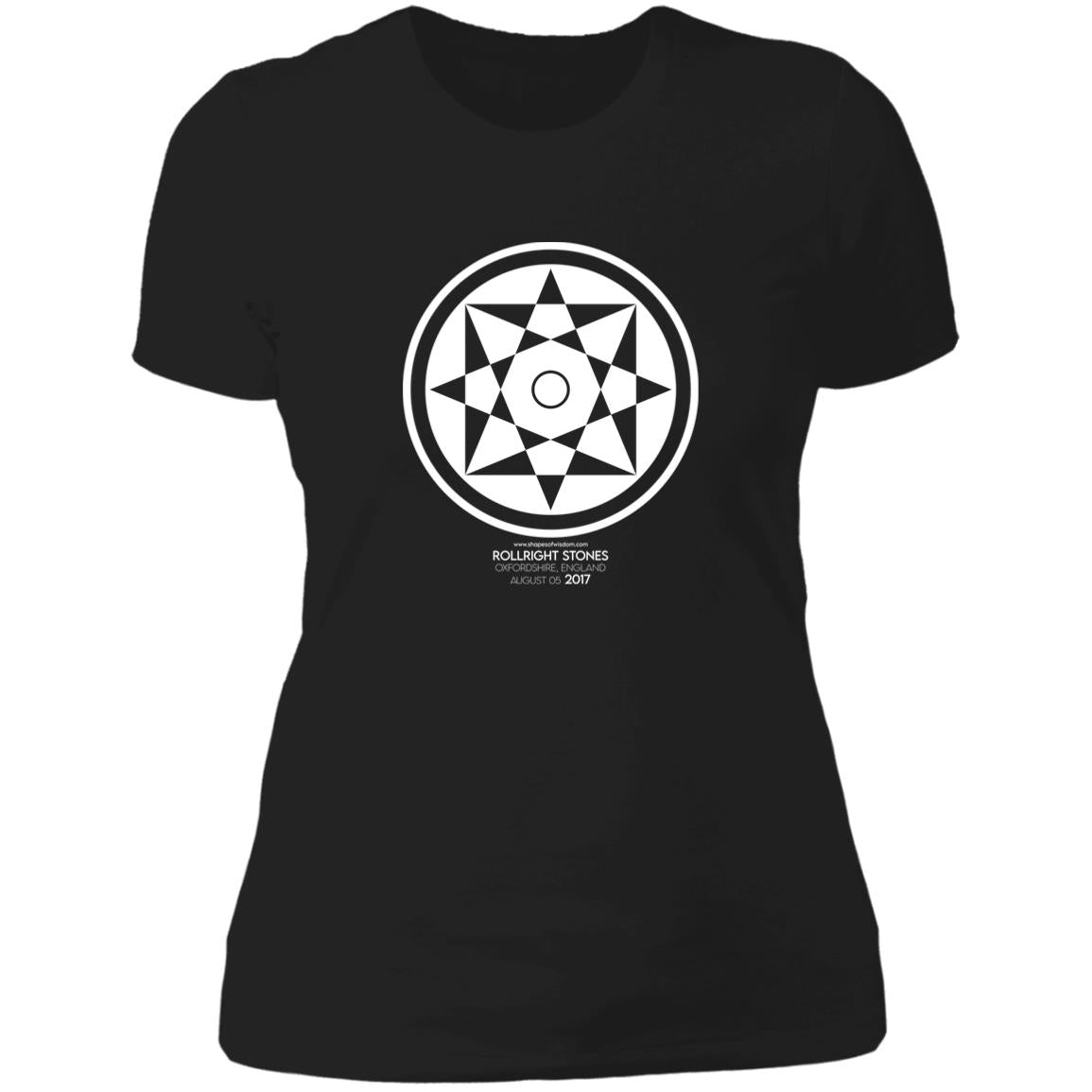 Crop Circle Basic T-Shirt - Rollright Stones 3