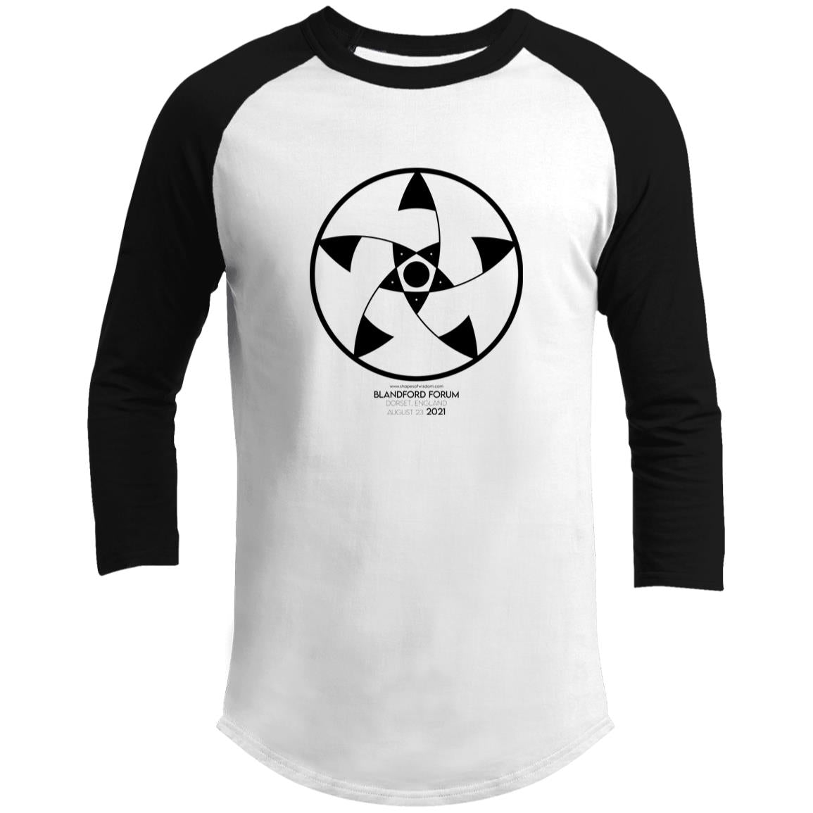 Crop Circle 3/4 Raglan Shirt - Blandford Forum 3