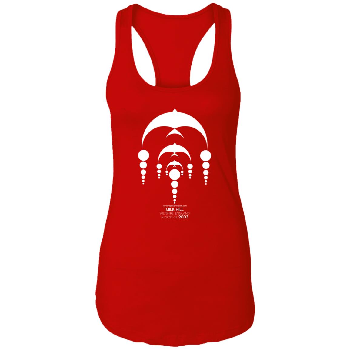 Crop Circle Racerback Tank - Milk Hill 9