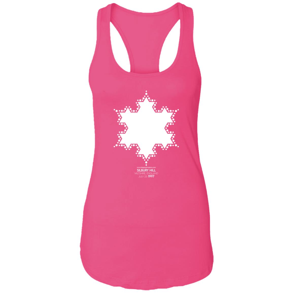 Crop Circle Racerback Tank - Silbury Hill 6