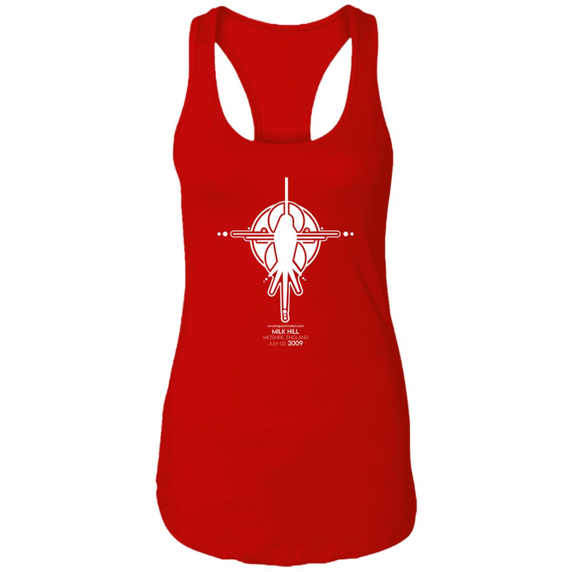 Crop Circle Racerback Tank - Milk Hill 11