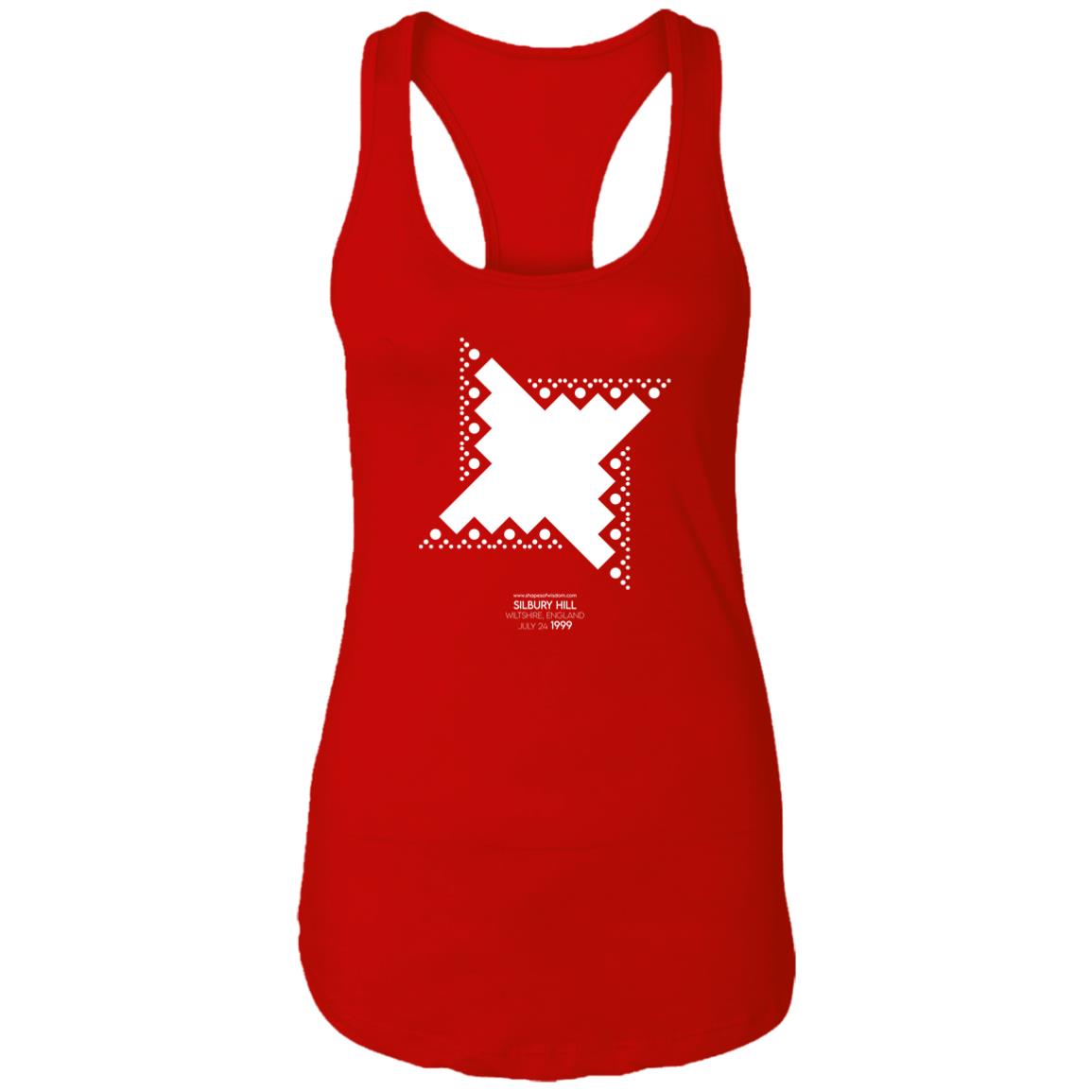 Crop Circle Racerback Tank - Silbury Hill 8