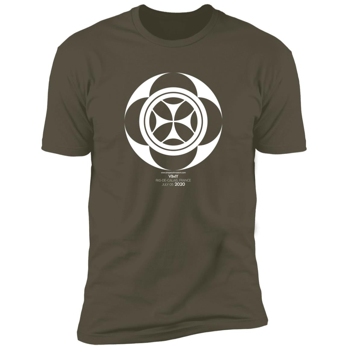 Crop Circle Premium T-Shirt - Vimy