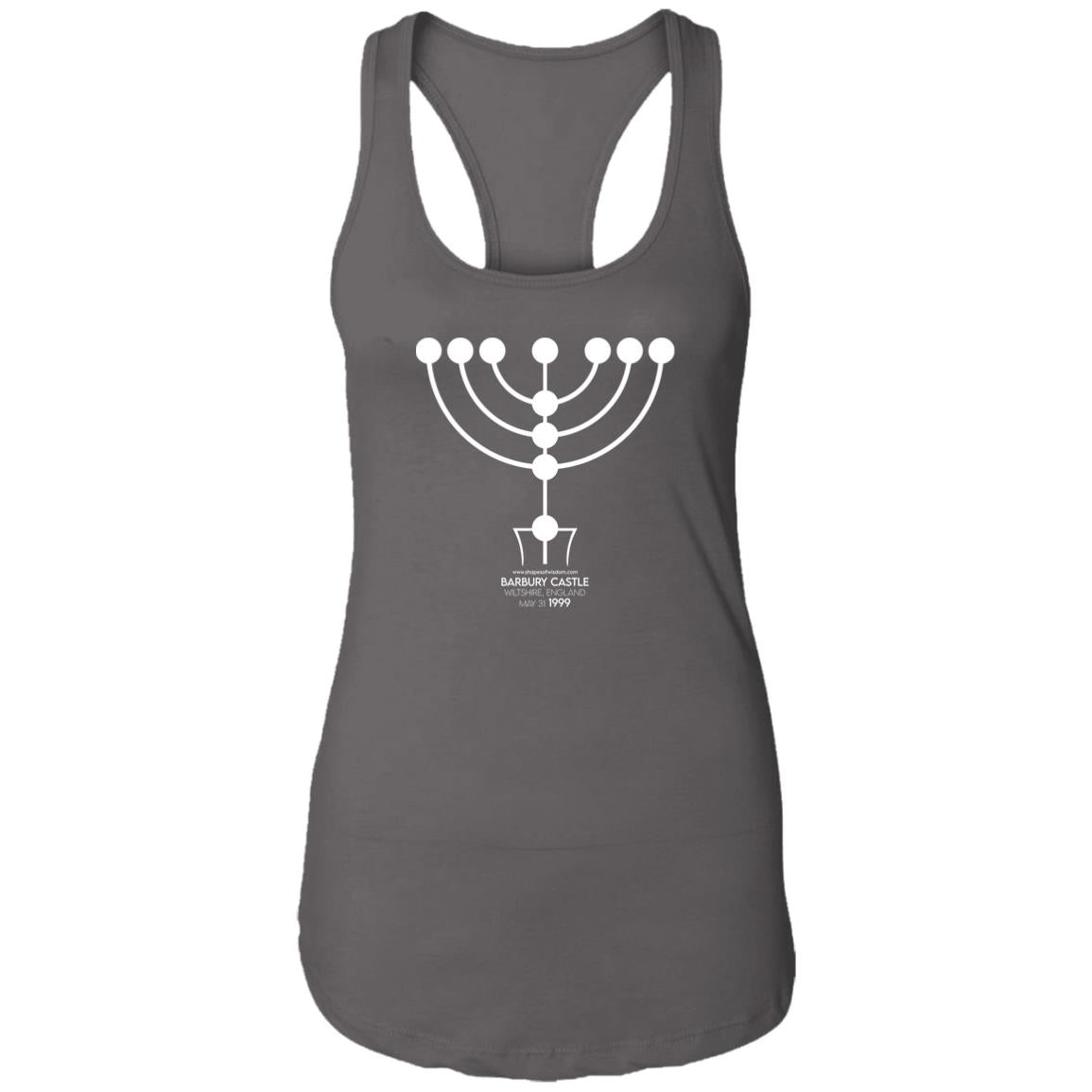 Crop Circle Racerback Tank - Barbury Castle 8