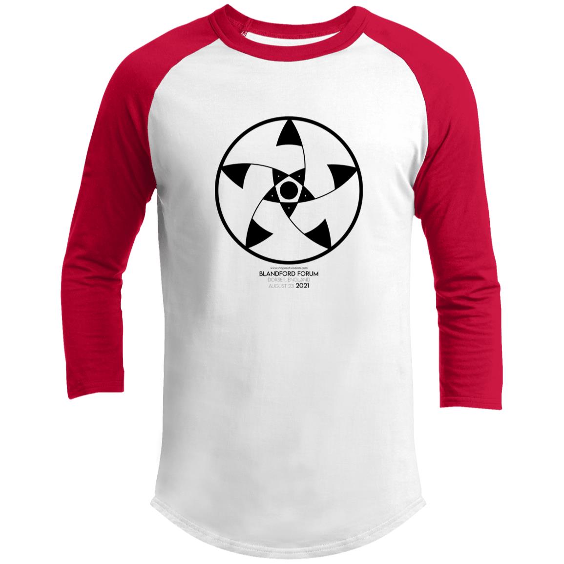 Crop Circle 3/4 Raglan Shirt - Blandford Forum 3