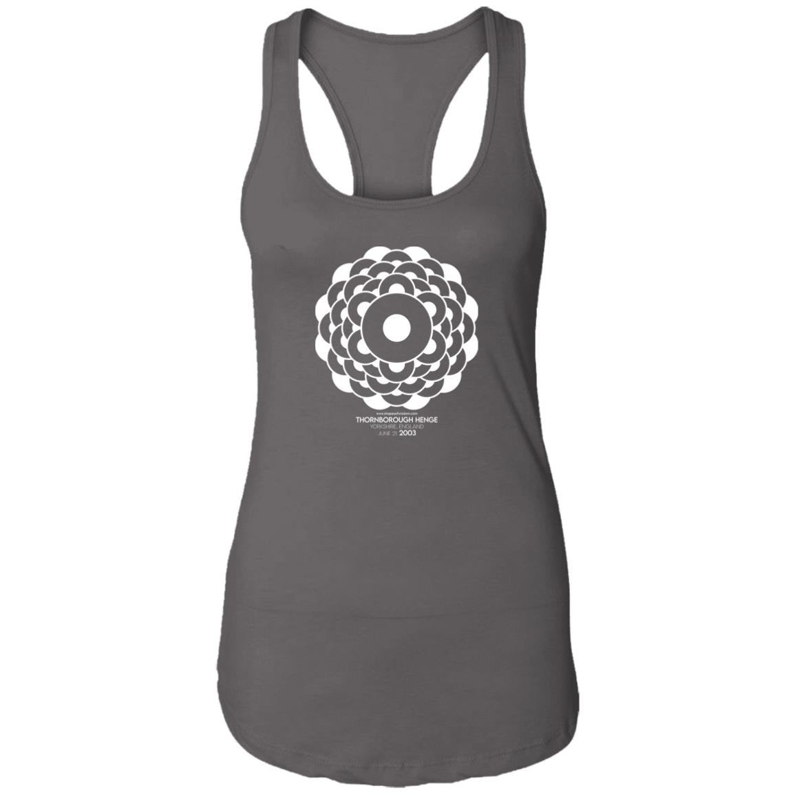 Crop Circle Racerback Tank - Thornborough Henge