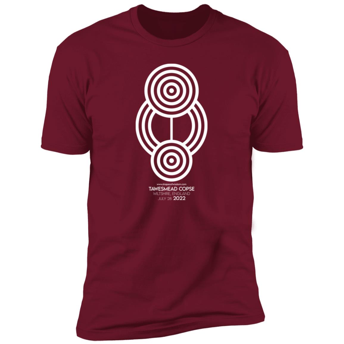 Crop Circle Premium T-Shirt - Tawesmead Copse