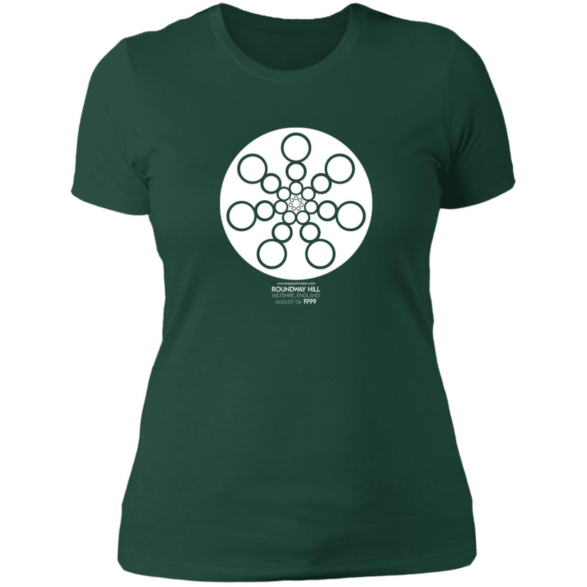 Crop Circle Basic T-Shirt - Roundway Hill 4