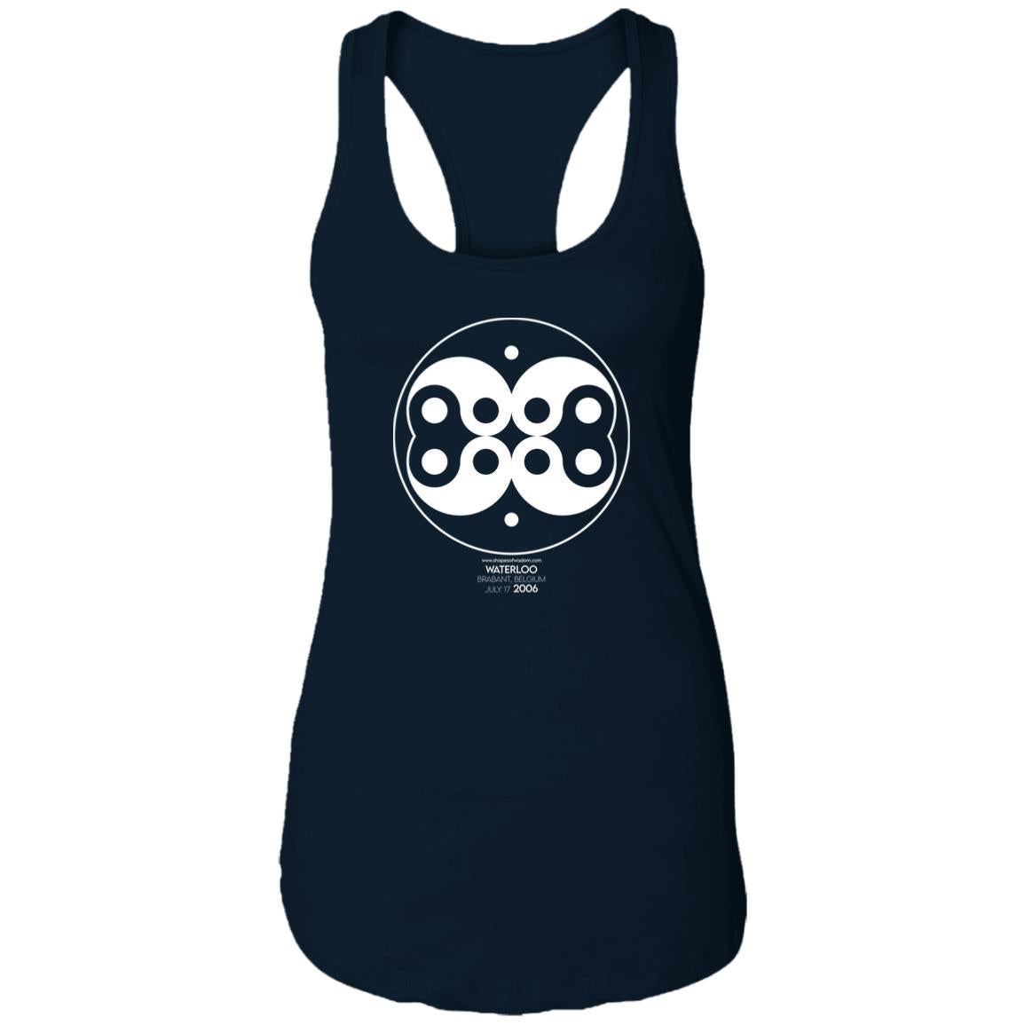 Crop Circle Racerback Tank - Waterloo