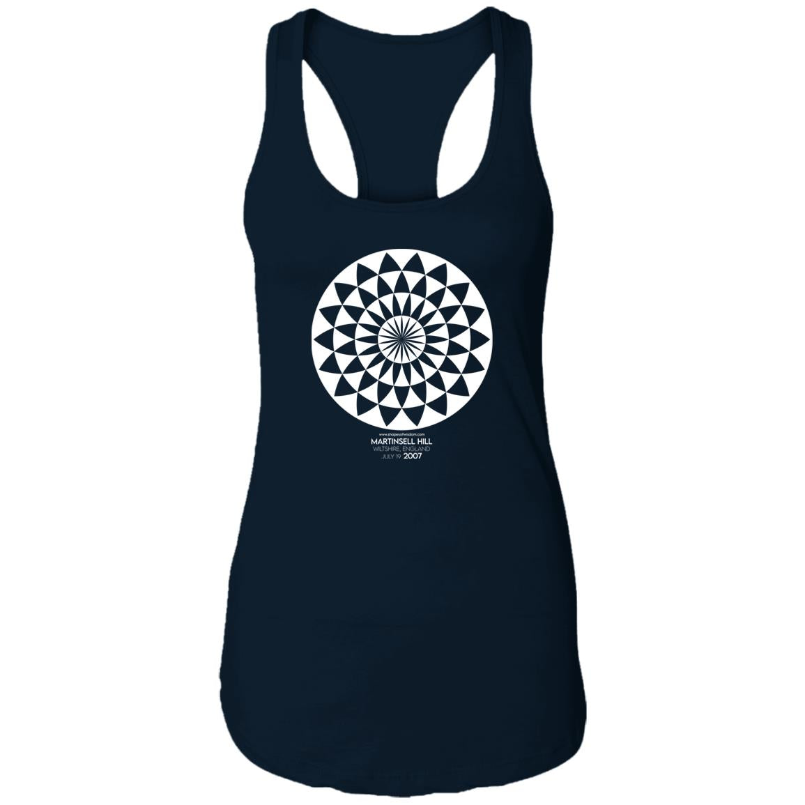 Crop Circle Racerback Tank - Martinsell Hill 4