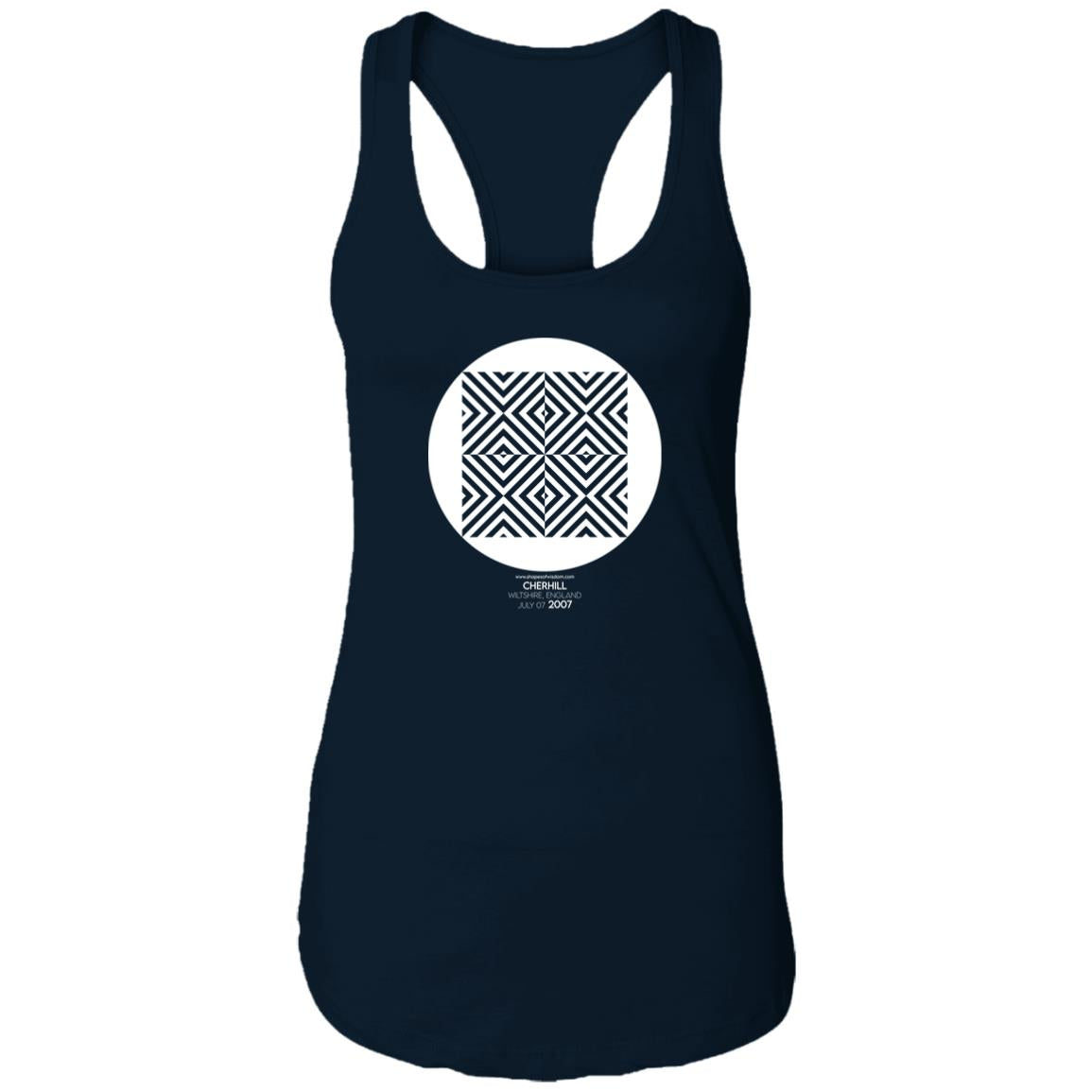 Crop Circle Racerback Tank - Cherhill 6