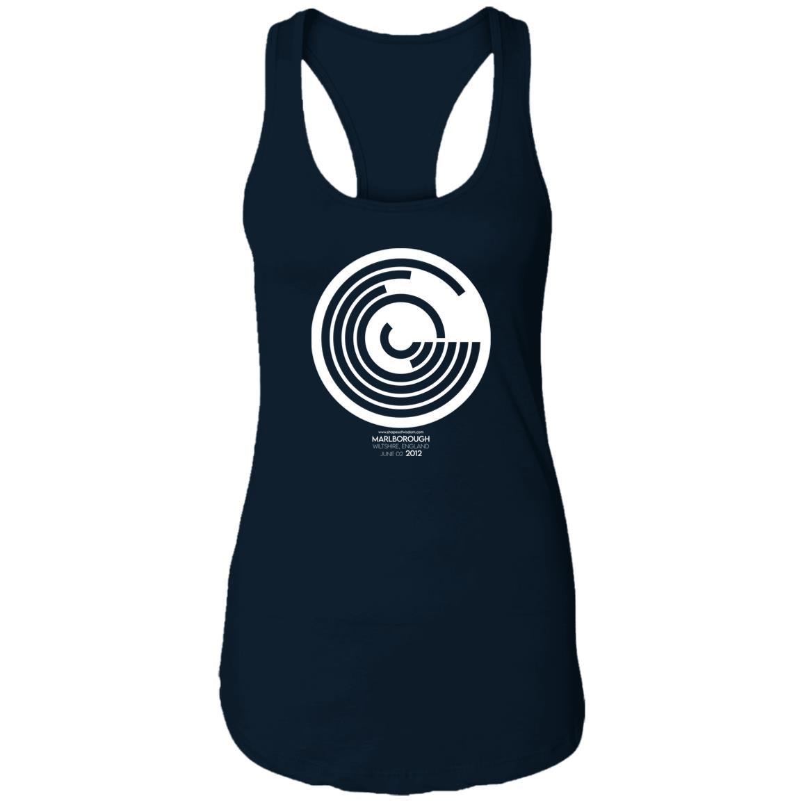 Crop Circle Racerback Tank - Marlborough 4