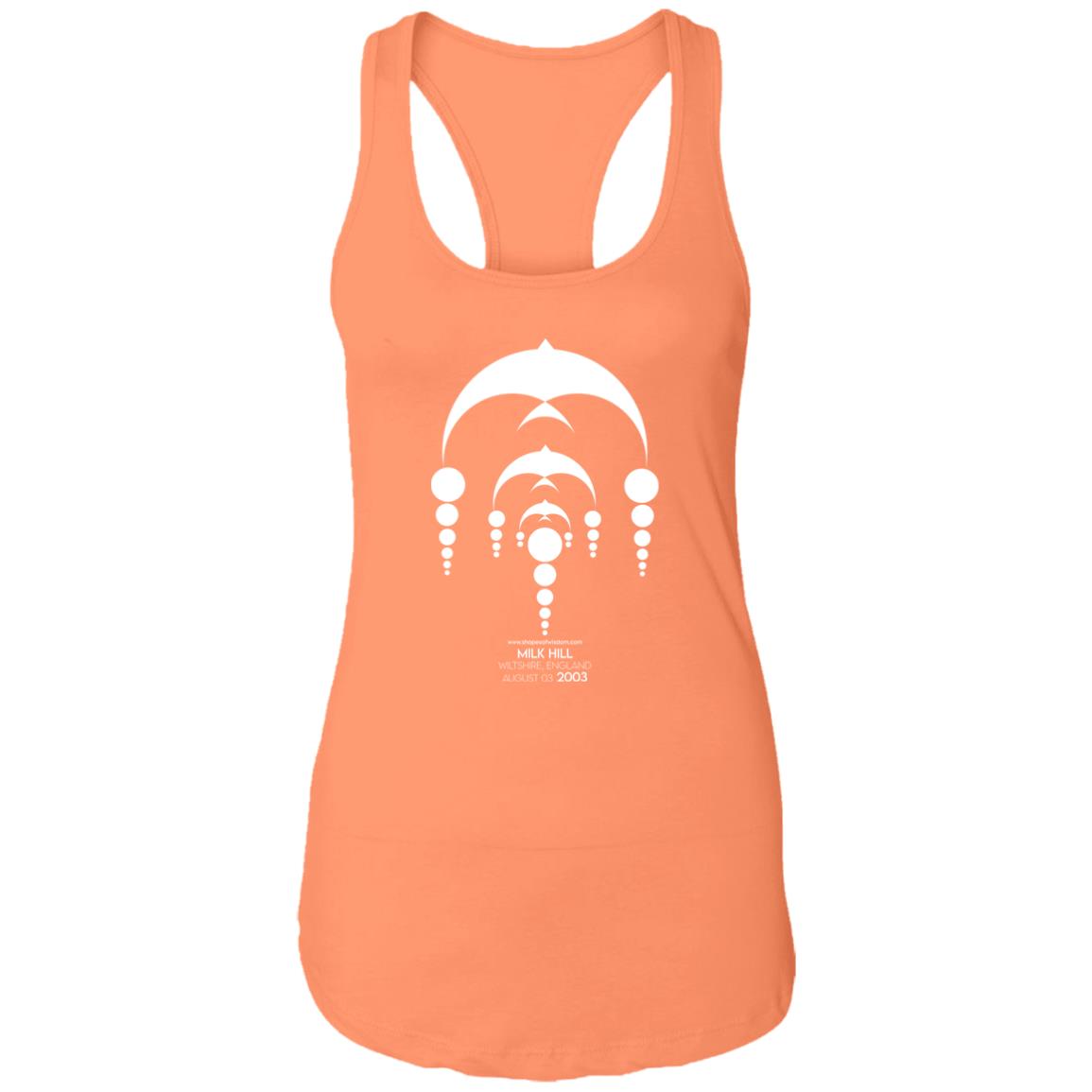 Crop Circle Racerback Tank - Milk Hill 9