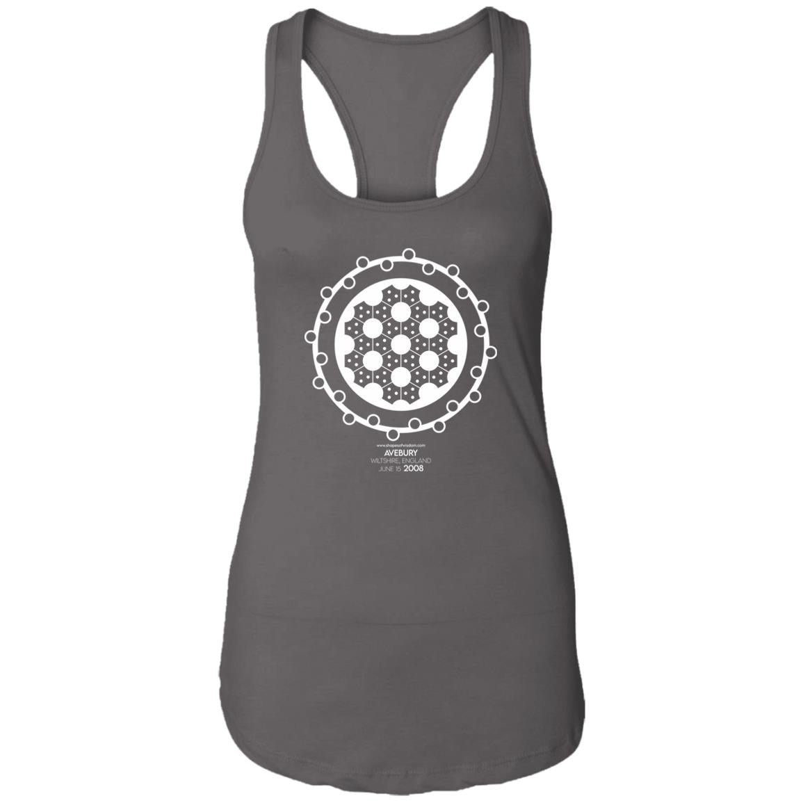 Crop Circle Racerback Tank - Avebury