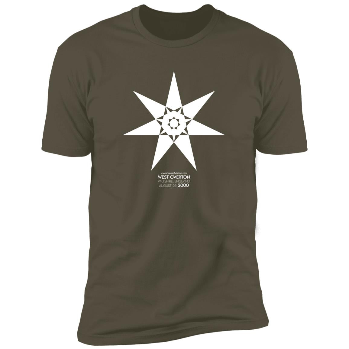 Crop Circle Premium T-Shirt - West Overton 6